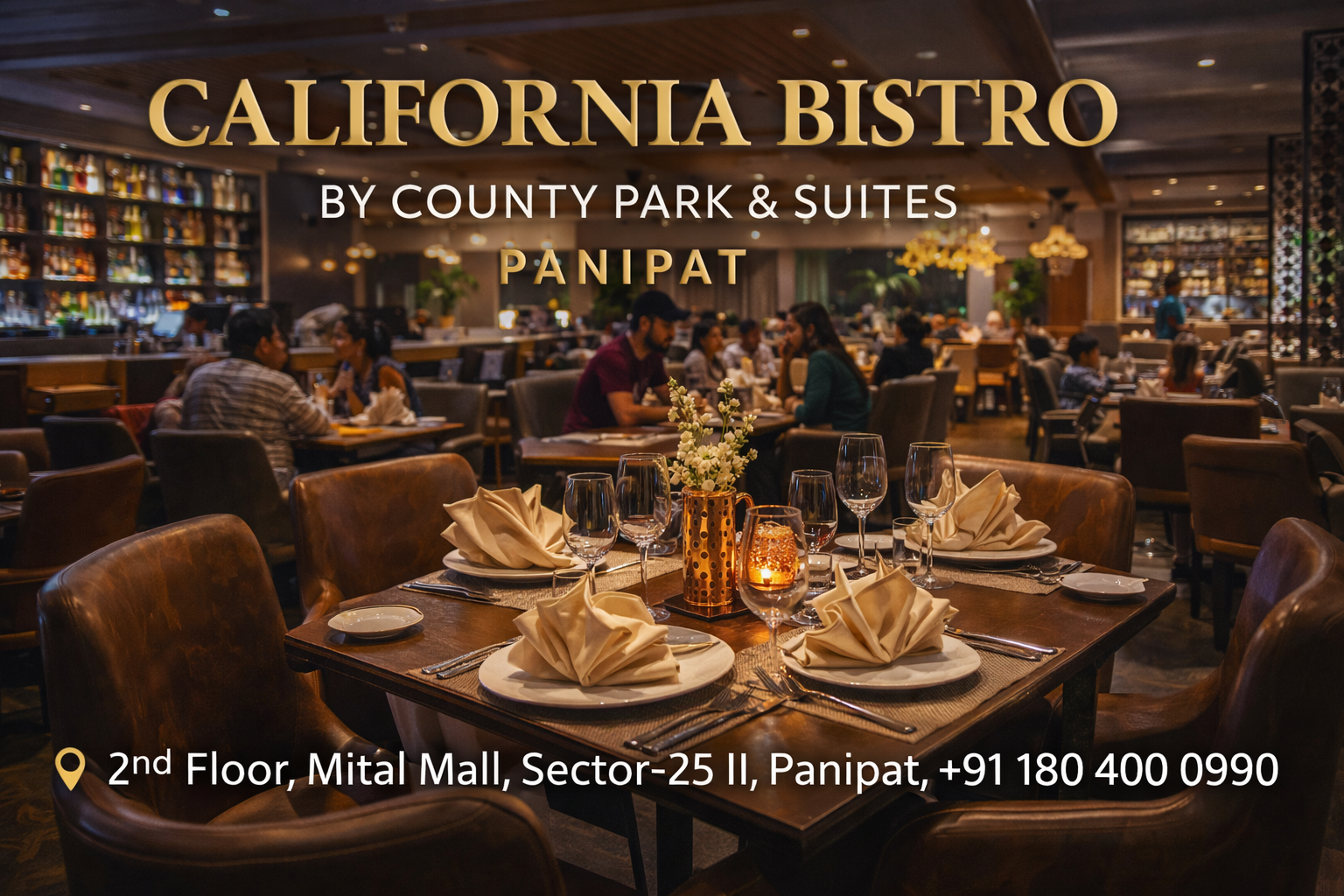California Bistro by County Park & Suites – Panipat